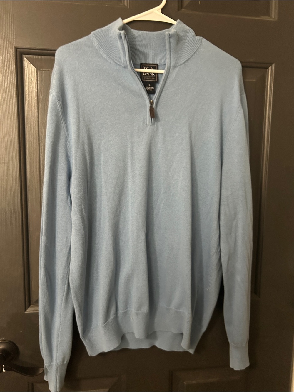 Jos. A. Bank Men’s Sky Blue Quarter-Zip Sweater